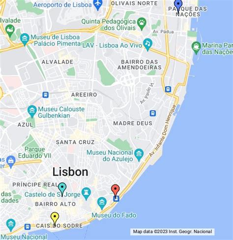 google maps lisbon